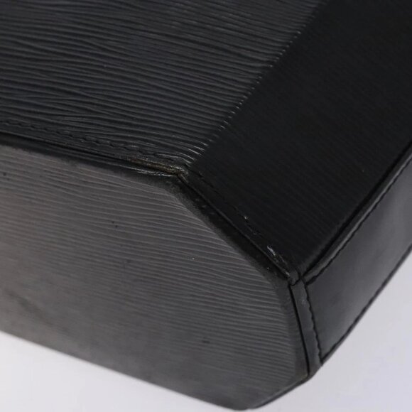 LOUIS VUITTON Epi Sac Seau Shoulder Bag Black M80161 LV Auth BA3396 - Picture 6 of 16